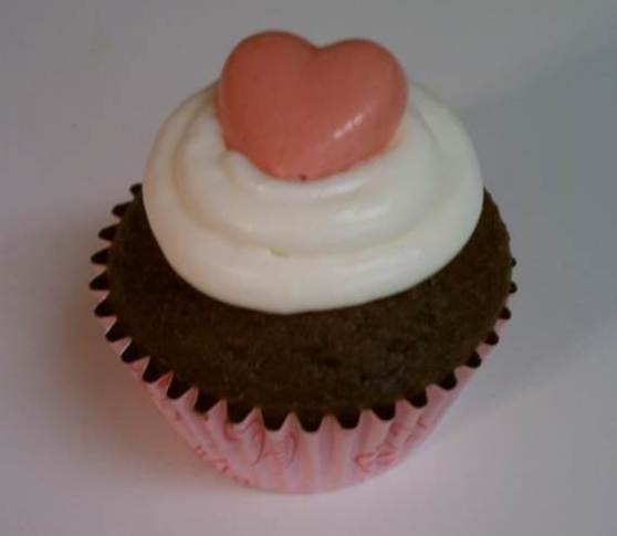 Valentine's Day cupcake