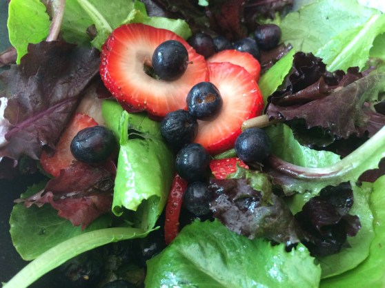 Patriotic summer salad