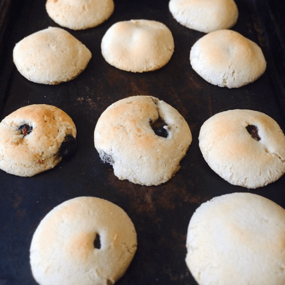 yogurt blueberry cookies