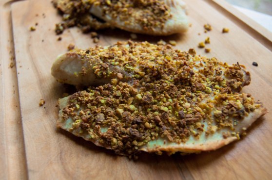 Vanilla Pistachio Crusted Tilapia